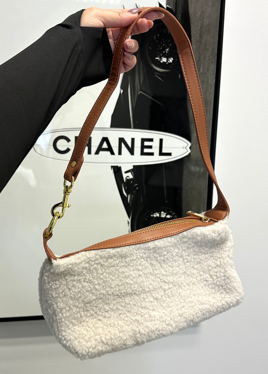 Bolsa Sherpa Blanca