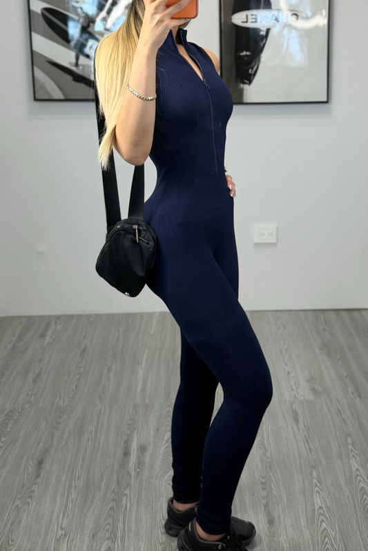 Jumpsuit Navy Blue Largo
